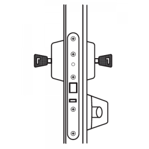 Замок врезной LC301F