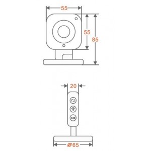 DH-IPC-C10 Видеокамера IP внутренняя, 720p (25к/с)